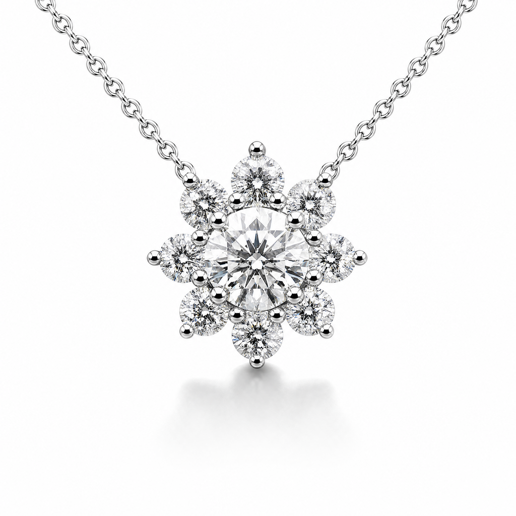 North Star Pendant 1-carat lab-grown diamond necklace