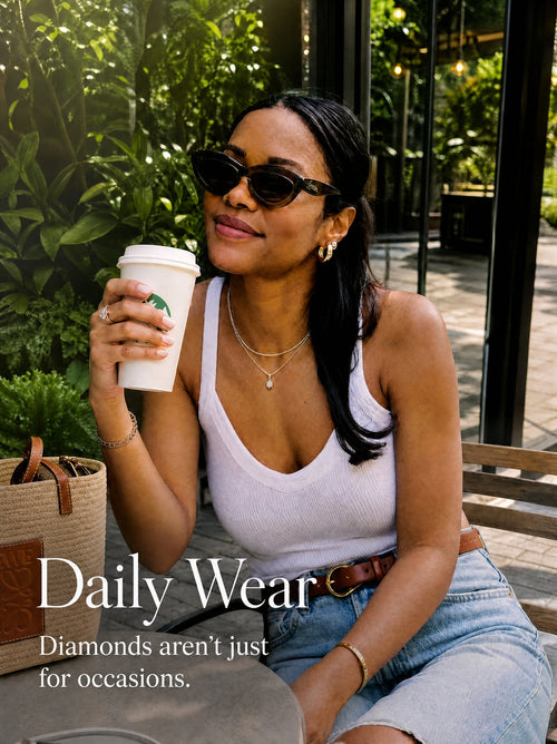 Authentic Earrings everyday luxury diamond studs lifestyle