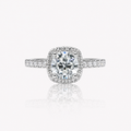 Ring of Aura 1-carat lab-grown diamond ring